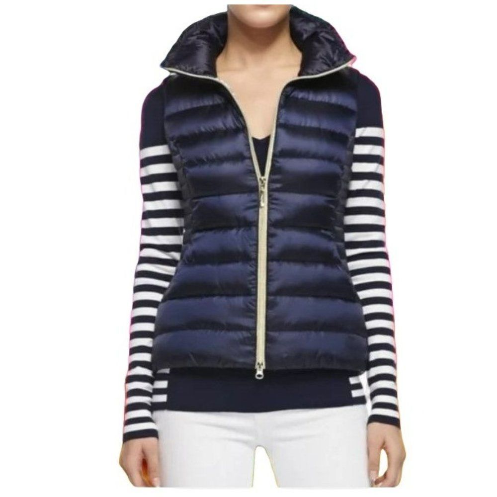 Lilly Pulitzer Navy Puffer Vest